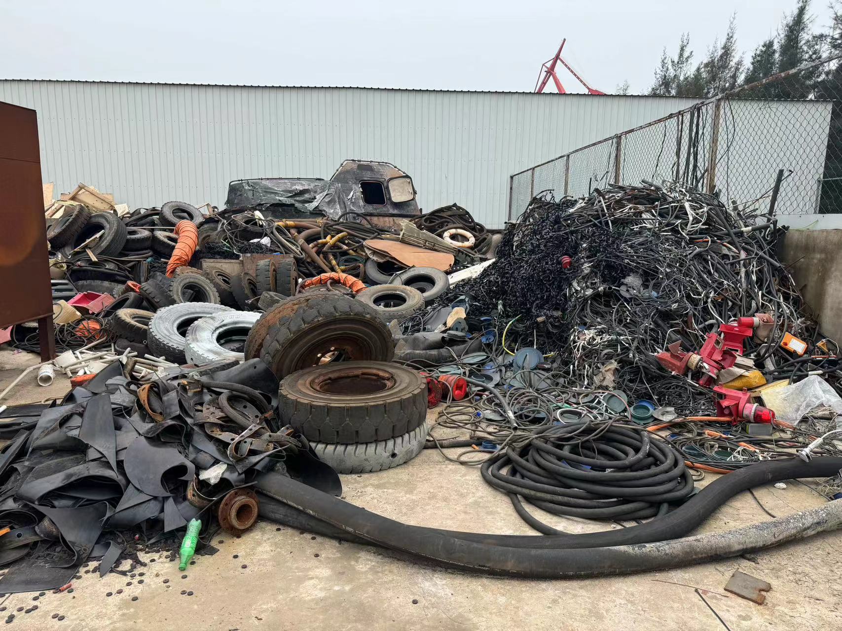 5月10日钦州造船公司废橡胶-废轮胎-废电缆皮处置招标公告
